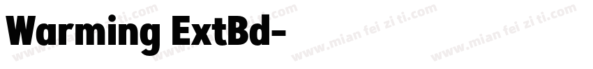 Warming ExtBd字体转换